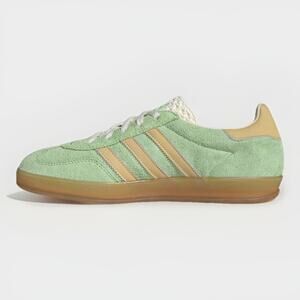 Adidas Originals Gazelle Indoor Women's Shoes - Semi Green Spark - 8.5